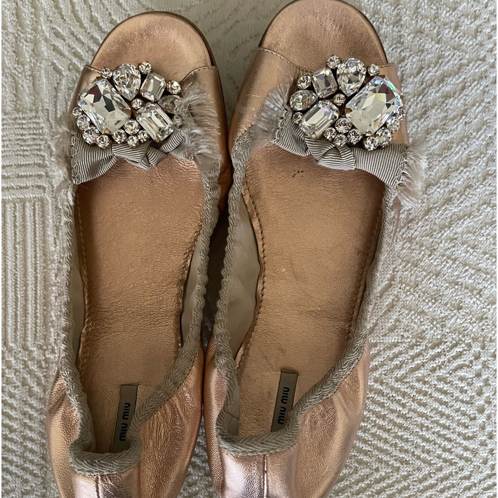 Prada Miu Miu flats.